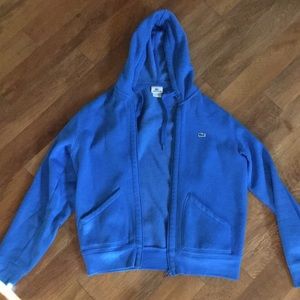 Lacoste Blue Hoodie Zip